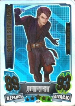 2013 Topps Force Attax Star Wars Movie Edition Series 4 - Limited Edition Cards #LE2 Anakin Skywalker Front