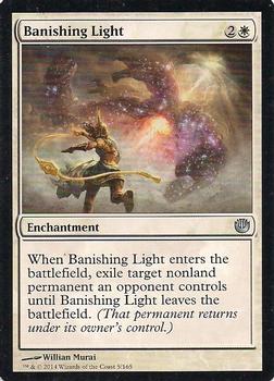2014 Magic the Gathering Journey Into Nyx #5 Banishing Light Front