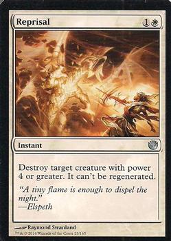 2014 Magic the Gathering Journey Into Nyx #23 Reprisal Front