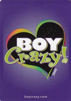 2000 Decipher Boy Crazy #6 Wes           California Back