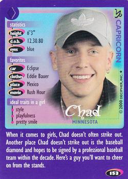2000 Decipher Boy Crazy #153 Chad          Minnesota Front