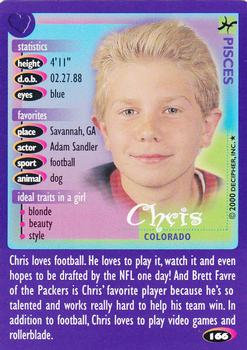 2000 Decipher Boy Crazy #166 Chris         Colorado Front