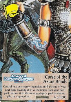 1994 TSR Spellfire Master the Magic - Forgotten Realms #4 Curse of the Azure Bonds Front