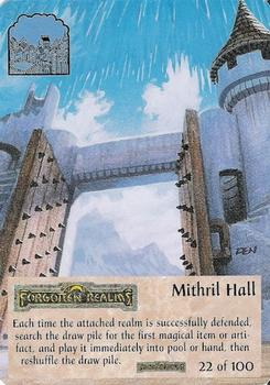 1994 TSR Spellfire Master the Magic - Forgotten Realms #22 Mithril Hall Front