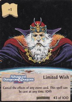 1994 TSR Spellfire Master the Magic - Forgotten Realms #43 Limited Wish Front