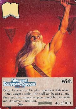 1994 TSR Spellfire Master the Magic - Forgotten Realms #46 Wish Front