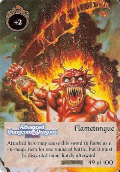 1994 TSR Spellfire Master the Magic - Forgotten Realms #49 Flametongue Front