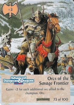 1994 TSR Spellfire Master the Magic - Forgotten Realms #73 Orcs of the Savage Frontier Front