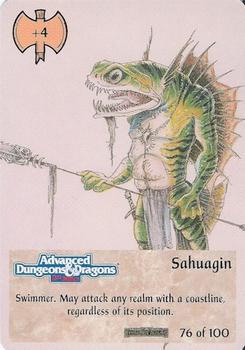 1994 TSR Spellfire Master the Magic - Forgotten Realms #76 Sahuagin Front