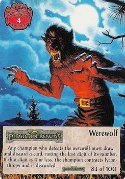 1994 TSR Spellfire Master the Magic - Forgotten Realms #83 Werewolf Front