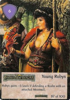 1994 TSR Spellfire Master the Magic - Forgotten Realms #87 Young Robyn Front