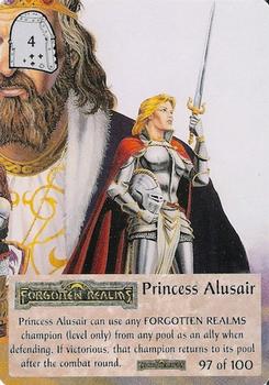 1994 TSR Spellfire Master the Magic - Forgotten Realms #97 Princess Alusair Front