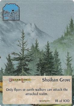 1994 TSR Spellfire Master the Magic - Dragonlance #18 Shoikan Grove Front