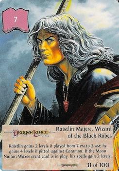 1994 TSR Spellfire Master the Magic - Dragonlance #31 Raistlin Majere, Wizard of the Black Robes Front