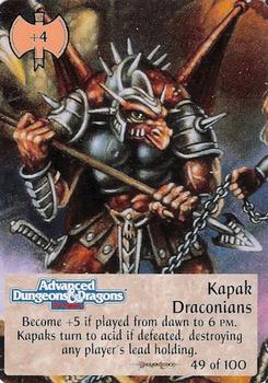 1994 TSR Spellfire Master the Magic - Dragonlance #49 Kapak Draconians Front