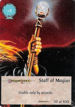 1994 TSR Spellfire Master the Magic - Dragonlance #52 Staff of Magius Front