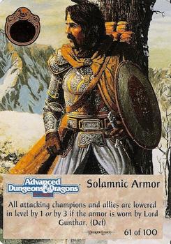 1994 TSR Spellfire Master the Magic - Dragonlance #61 Solamnic Armor Front