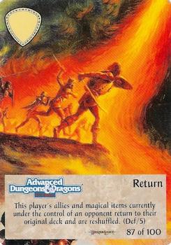 1994 TSR Spellfire Master the Magic - Dragonlance #87 Return Front