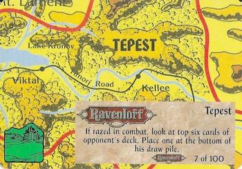 1994 TSR Spellfire Master the Magic - Ravenloft #7 Tepest Front
