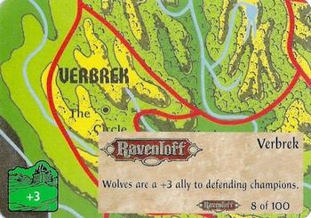 1994 TSR Spellfire Master the Magic - Ravenloft #8 Verbrek Front