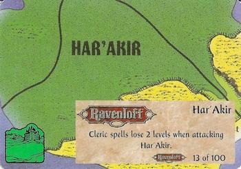 1994 TSR Spellfire Master the Magic - Ravenloft #13 Har'Akir Front