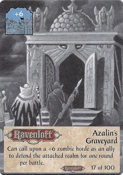 1994 TSR Spellfire Master the Magic - Ravenloft #17 Azalin's Graveyard Front