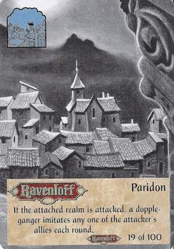 1994 TSR Spellfire Master the Magic - Ravenloft #19 Paridon Front