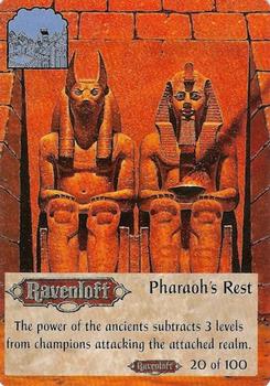 1994 TSR Spellfire Master the Magic - Ravenloft #20 Pharaoh's Rest Front