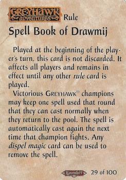 1994 TSR Spellfire Master the Magic - Ravenloft #29 Spell Book of Drawmij Front