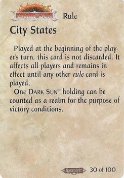 1994 TSR Spellfire Master the Magic - Ravenloft #30 City States Front