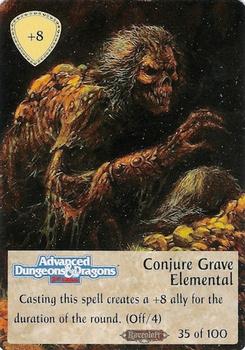 1994 TSR Spellfire Master the Magic - Ravenloft #35 Conjure Grave Elemental Front