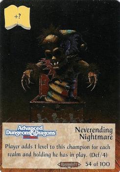 1994 TSR Spellfire Master the Magic - Ravenloft #54 Neverending Nightmare Front