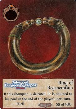 1994 TSR Spellfire Master the Magic - Ravenloft #58 Ring of Regeneration Front