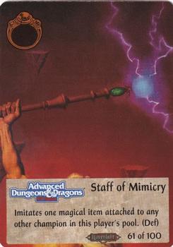 1994 TSR Spellfire Master the Magic - Ravenloft #61 Staff of Mimicry Front