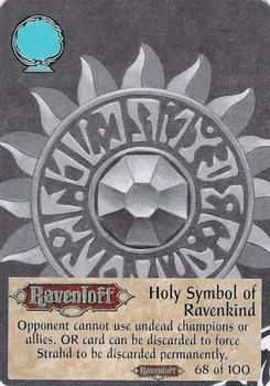 1994 TSR Spellfire Master the Magic - Ravenloft #68 Holy Symbol of Ravenkind Front