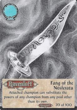 1994 TSR Spellfire Master the Magic - Ravenloft #70 Fang of the Nosferatu Front