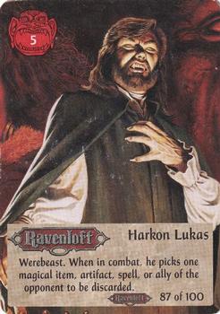 1994 TSR Spellfire Master the Magic - Ravenloft #87 Harkon Lukas Front
