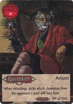 1994 TSR Spellfire Master the Magic - Ravenloft #89 Arijani Front
