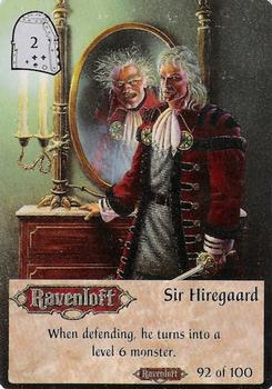 1994 TSR Spellfire Master the Magic - Ravenloft #92 Sir Hiregaard Front