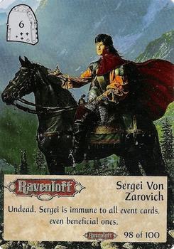 1994 TSR Spellfire Master the Magic - Ravenloft #98 Sergei Von Zarovich Front
