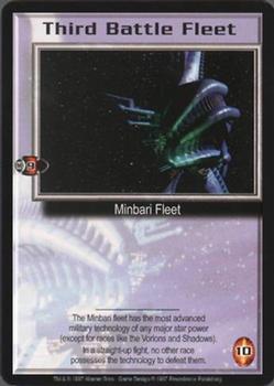 1997 Precedence Babylon 5 Premier #NNO Third Battle Fleet (Minbari) Front