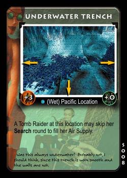 1999 Precedence Tomb Raider Slippery When Wet #S008 Underwater Trench Front