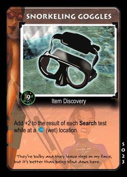 1999 Precedence Tomb Raider Slippery When Wet #S023 Snorkeling Goggles Front