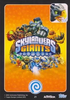 2012 Skylander Giants European Edition #21 Sonic Boom Back