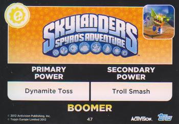 2012 Skylander Giants European Edition #47 Boomer Back