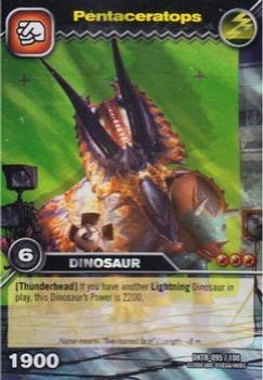 2008 Upper Deck Dinosaur King Series 2: Colossal Team Battle #95 Pentaceratops Front
