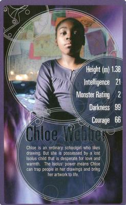 2007 Top Trumps Specials Doctor Who #NNO Chloe Webber Front