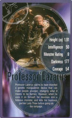 2007 Top Trumps Specials Doctor Who #NNO Professor Lazarus Front
