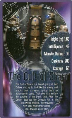 2007 Top Trumps Specials Doctor Who #NNO The Cult Of Skaro Front