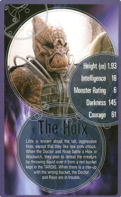 2007 Top Trumps Specials Doctor Who #NNO The Hoix Front